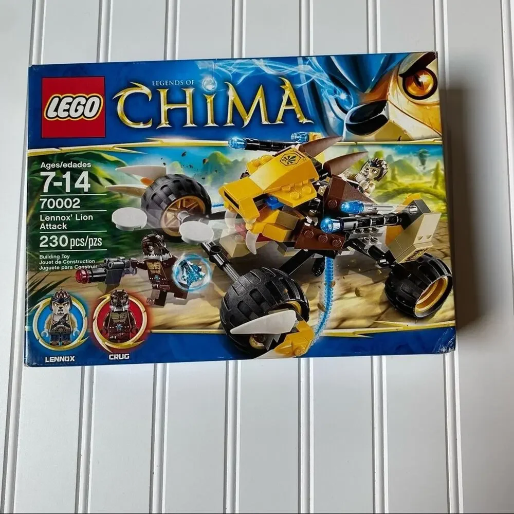 Lego legends of Chima Lennox Lion attack set 230 pcs Crug ages 7-14 70002 NEW